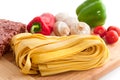 Cooking pasta Royalty Free Stock Photo