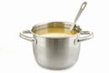 Cooking pot with soup