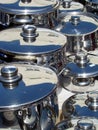 Cooking pots Royalty Free Stock Photo