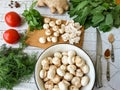 Cooking quinoa mushroom ginger gratin