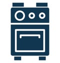 Cooking Range Isolated Vector icon which can be easily modified or edit Royalty Free Stock Photo