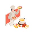 Cooking School Composition Royalty Free Stock Photo