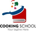 Cooking school logo design concept