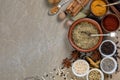 Cooking Spices - Space for Text Royalty Free Stock Photo