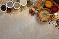 Cooking Spices - Space for Text Royalty Free Stock Photo