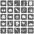 Cooking squared icons