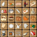Cooking squared icons