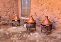 Cooking tagine meal