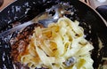 Cooking Tagliatelle Pasta