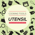 Cooking Tools And Utensil Background.