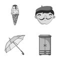 Cooking, travel and other monochrome icon in cartoon style.art, furniture icons in set collection.