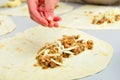 Cooking Turkish shawarma at home