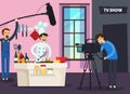 Cooking TV Show Orthogonal Composition