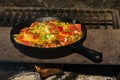 Campfire Nachos on the Grill