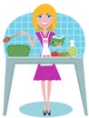 Cooking woman