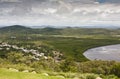 Aerial view of Cooktown Australia Royalty Free Stock Photo
