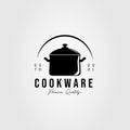 cookware cooking steam pan logo vector illustration design Royalty Free Stock Photo