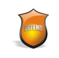 Cool 2.0 Shield Defend Royalty Free Stock Photo