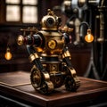 Cool advanced robot with lots of details - ai generated image