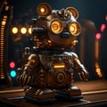 Cool advanced robot with lots of details - ai generated image