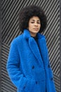 Cool Afro Girl Portrait Royalty Free Stock Photo