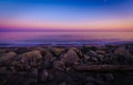 A Cool Beach Spring Evening