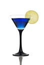 Cool blue cocktail Royalty Free Stock Photo