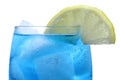 Cool blue iceberg drink Royalty Free Stock Photo