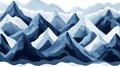 Cool Blue and White Mountain Range Pattern Good Resolution Stock Photo Royalty Free Stock Photo