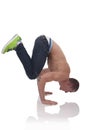 Cool breakdance style dancer Royalty Free Stock Photo