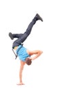 Cool breakdance style dancer posing Royalty Free Stock Photo