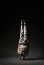 Cool breakdancer standing on his head Royalty Free Stock Photo