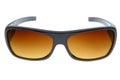 Cool Brown sunglasses on white background