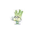 Cool Businessman fennel cartoon character design style