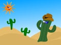 Cool Cactus Illustration