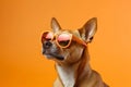 Cool canine with stylish shades