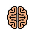 Cool Chunky Brain Logo Illustration