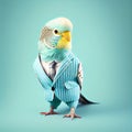 Colourful Budgie bird