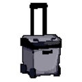 cool cooler box game pixel art vector illustration