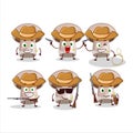 Cool cowboy portobelo cartoon character with a cute hat Royalty Free Stock Photo
