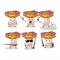 Cool cowboy rassula cartoon character with a cute hat Royalty Free Stock Photo