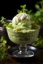 Cool, creamy, and matcha-infused ice cream