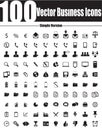 100 Vector Business Icons - Simple Version