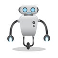 Cool and cute 3d robot illustration Royalty Free Stock Photo