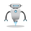 Cool and cute 3d robot illustration Royalty Free Stock Photo