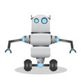 Cool and cute 3d robot illustration Royalty Free Stock Photo