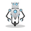 Cool and cute 3d robot illustration Royalty Free Stock Photo