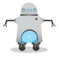 Cool and cute 3d robot illustration Royalty Free Stock Photo