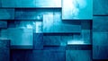 Cyan abstract block texture Royalty Free Stock Photo