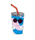 Cool drink cartoon